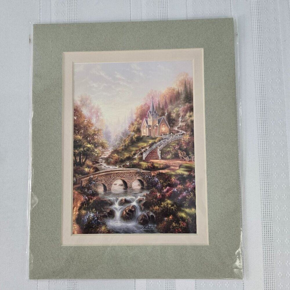 "The Mountain Chapel" 8x10 matted print by Klaus Krubel